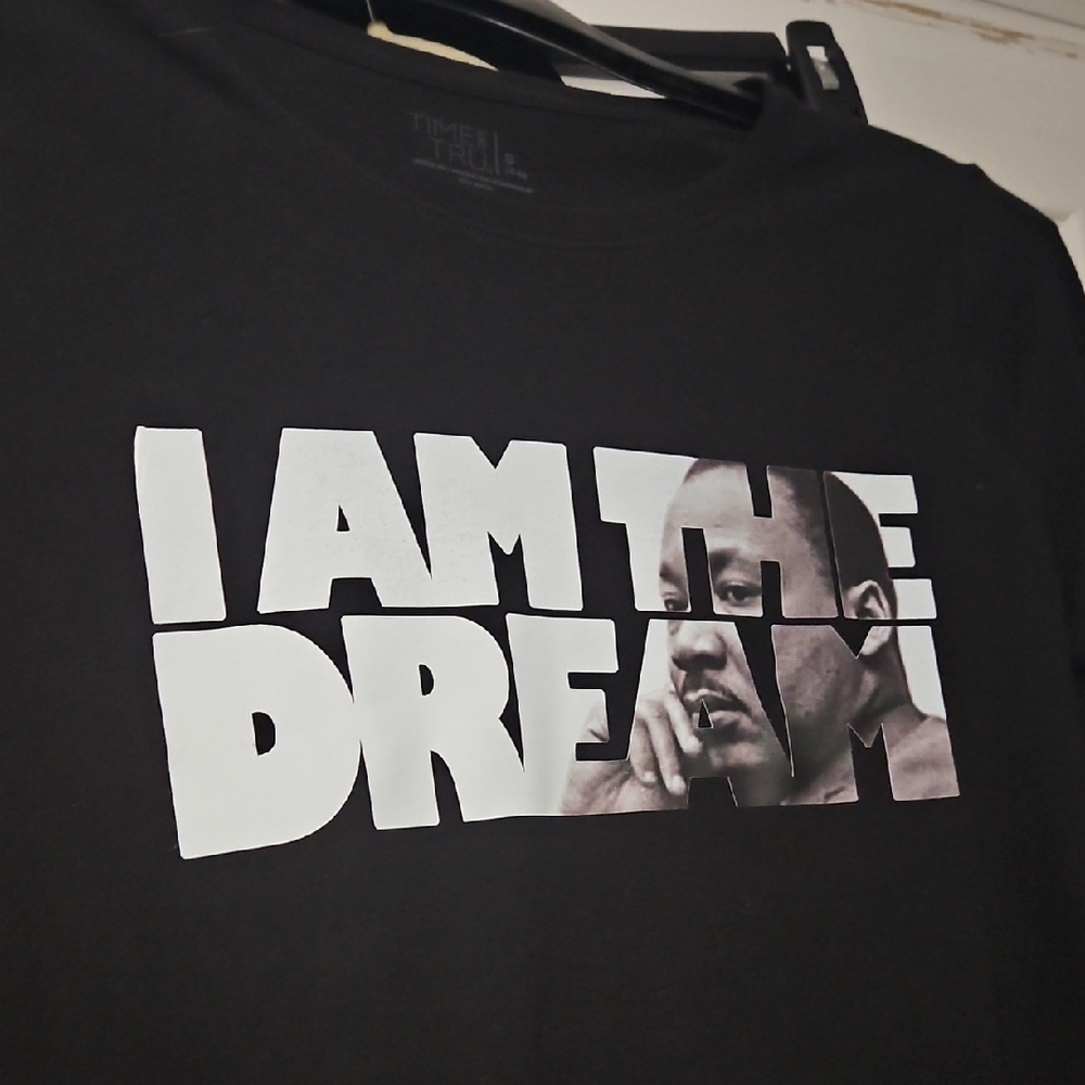 Black 'I Am The Dream' Long Sleeve Tee